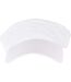 Performance Embroidered Visor Cap White Flexfit-1