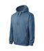 Sweat À Capuche Motif/style Uni Moon Homme Bleu Marine Malfini-3