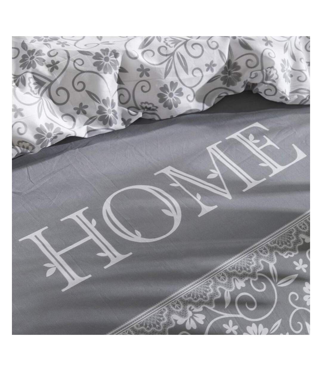 Parure de lit coton uni charme gris today  220x240-2