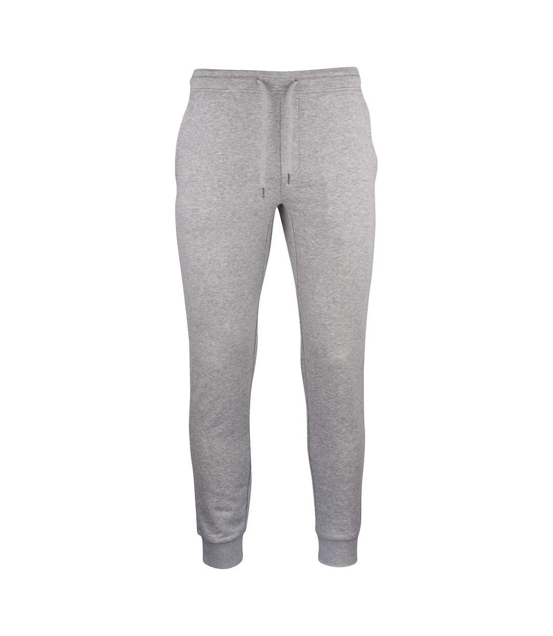 Pantalon de jogging premium oc homme gris chiné Clique-1