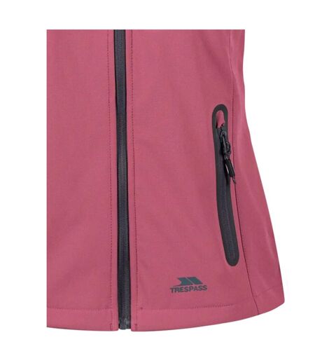 Womens/ladies Bela Ii Waterproof Soft Shell Jacket Rose Tone Trespass