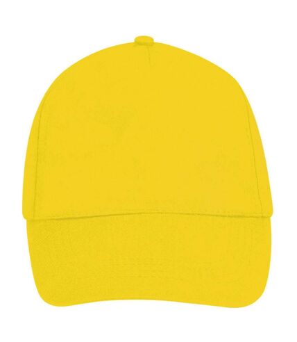 Casquette de baseball buzz unisexe jaune SOLS