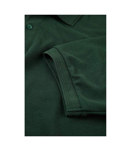 Russell Mens Ripple Collar & Cuff Short Sleeve Polo Shirt (Bottle Green) - UTBC572