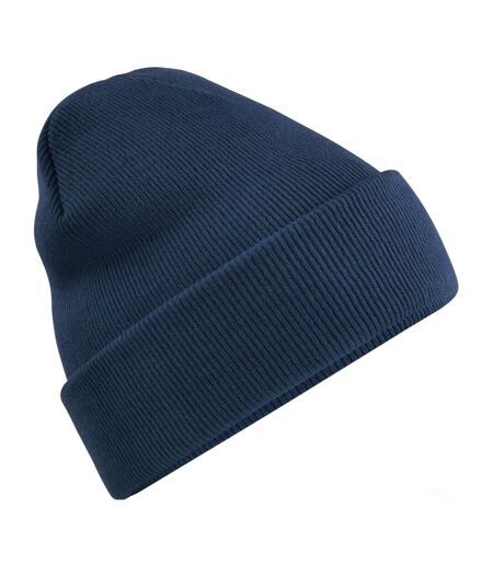 Bonnet À Revers Recyclé Original Bleu Marine Beechfield