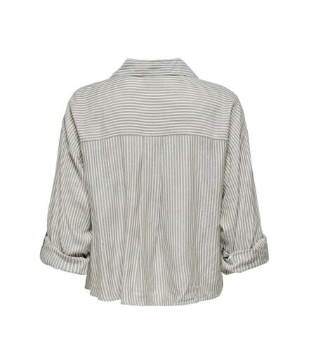 Chemise à rayures vert/blanc femme jdy selma