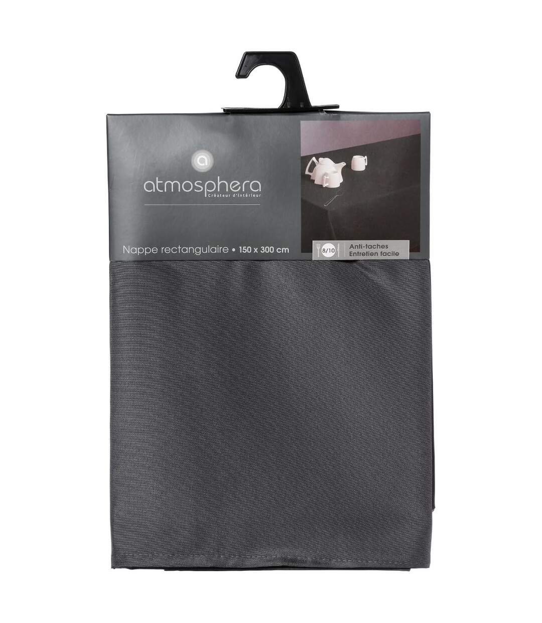 Nappe Antitache Unie 150x300cm Ardoise-4