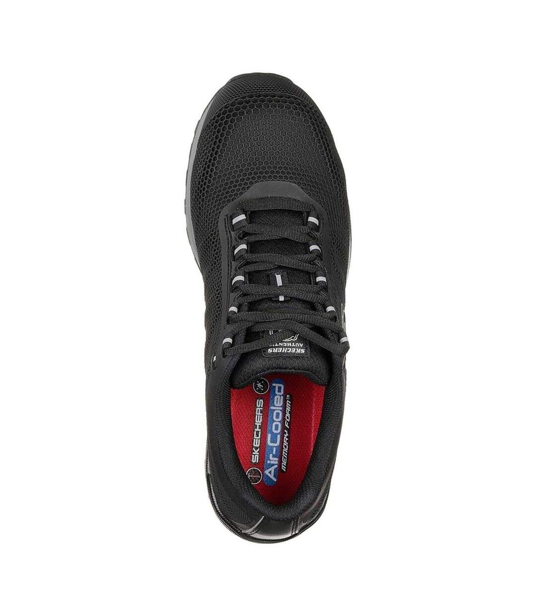 Mens Lyndale Mesh Steel Toe Cap Safety Boots Black Skechers-3