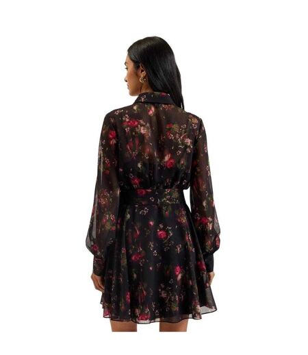Robe Motif/style Imprimé Ebene Femme Noir Ted Baker