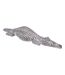 Statue Déco Tropique Australe 44cm Noir & Blanc-1