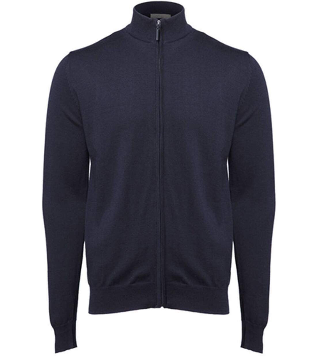 Pull grand zip - Homme - PK453 - bleu marine