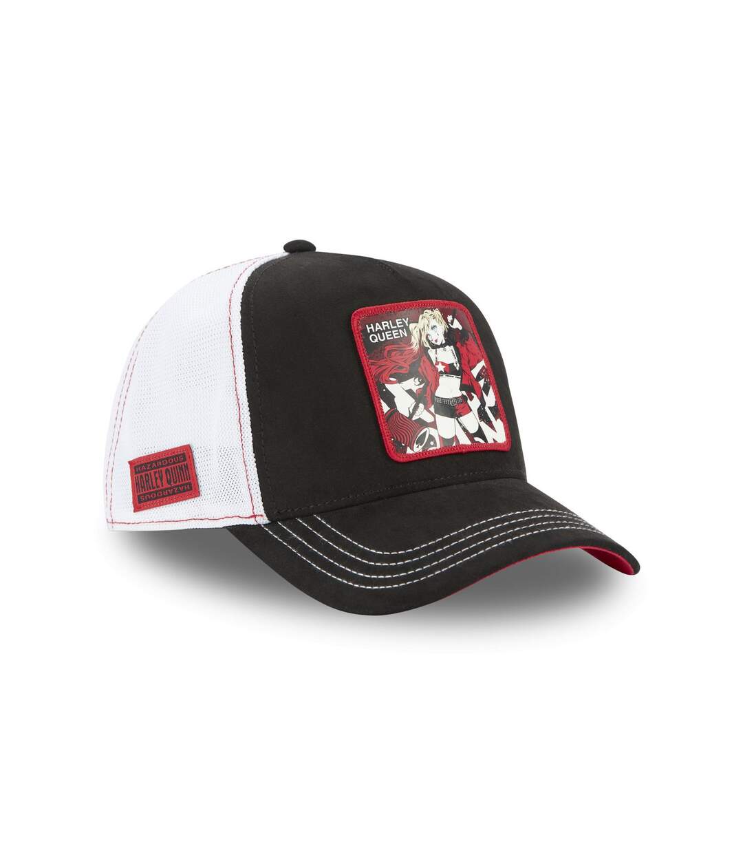 Casquette trucker premium en suédine avec filet DC Comics Queen Capslab-4