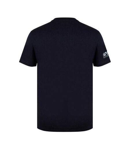 Mens Patches Regular T-shirt Black NASA