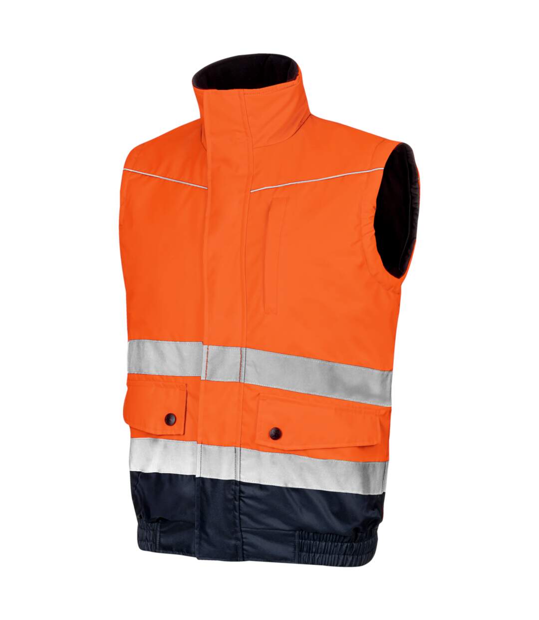 Blouson de travail Würth MODYF 2 en 1 haute-visibilité orange/marine