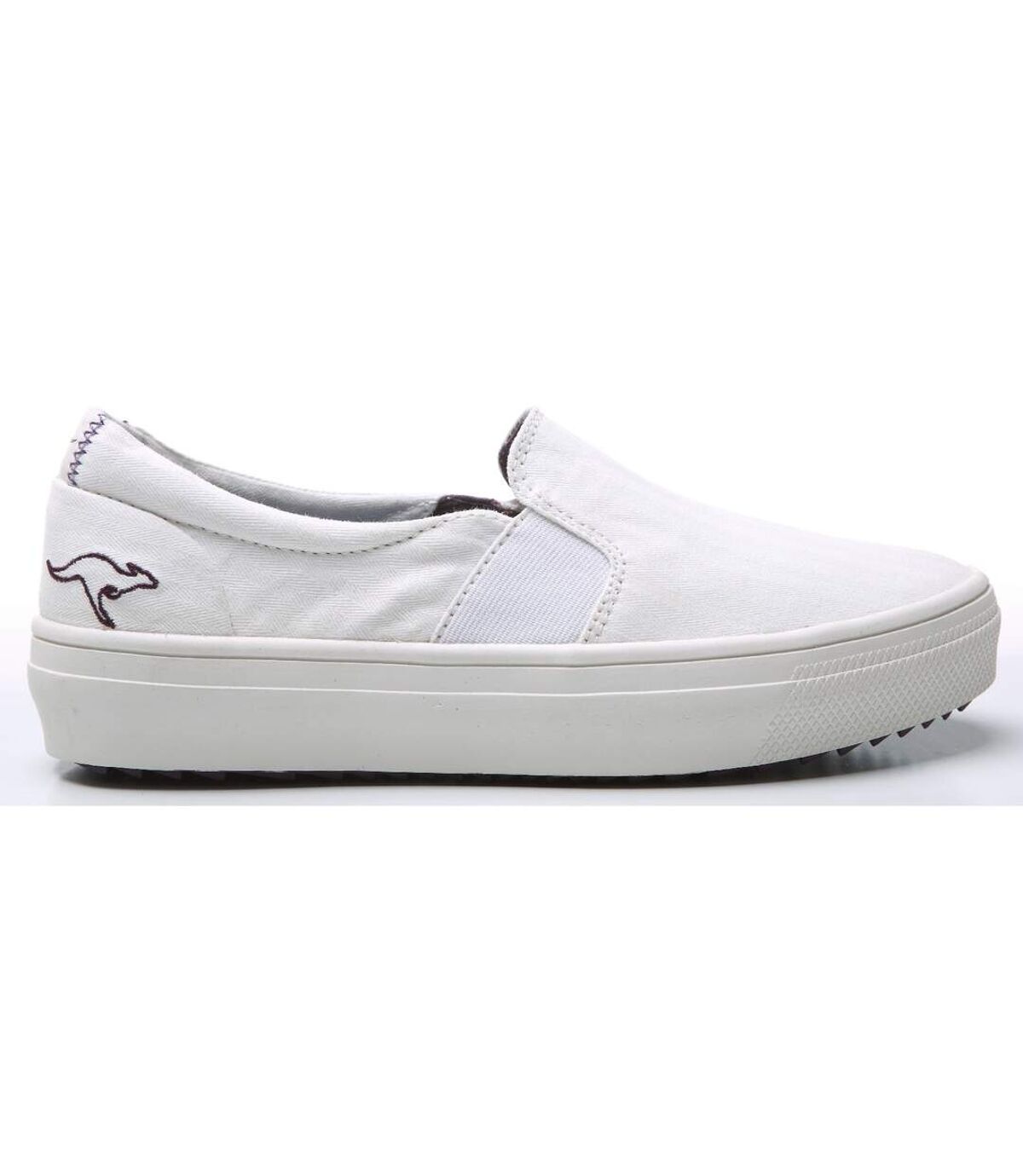 KangaRoos Womens/Ladies K-Mid Plateau 5092 Slip On Shoes (White) - UTFS3224