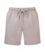 Short De Bain Motif/style Uni Homme Beige Gris Uni Wombat-1