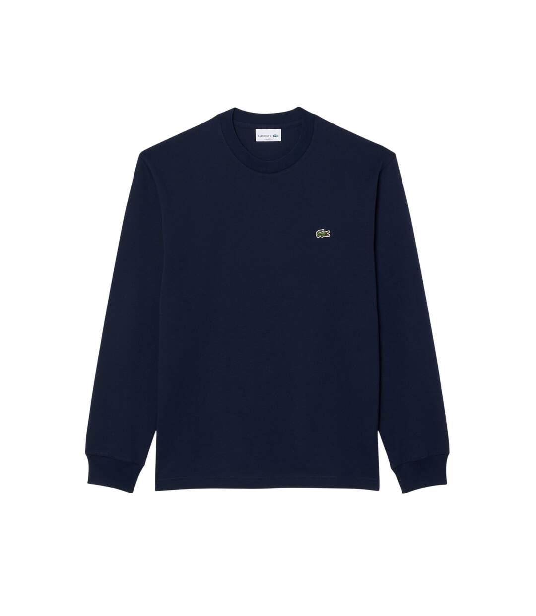 T-shirt Manches Longues Motif/style Imprimé Crocodile Homme Bleu Marine Lacoste-2