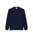 T-shirt Manches Longues Motif/style Imprimé Crocodile Homme Bleu Marine Lacoste-2