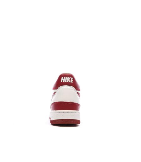 Baskets blanches/rouges homme nike attack