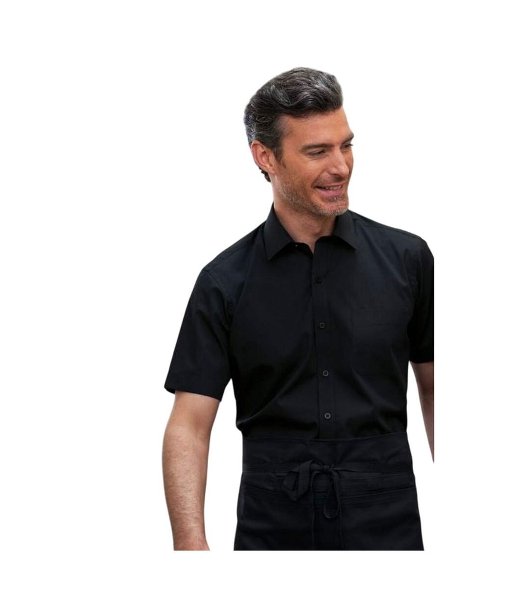 Chemise Manches Courtes Vesta Homme Noir Brook Taverner-1