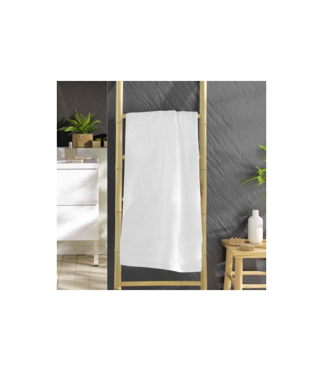 Drap de Douche Tendresse 70x130cm Blanc-3