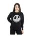 Disney - Sweat NIGHTMARE BEFORE CHRISTMAS JACK CRACKED FACE - Femme (Noir) - UTBI9437-2