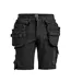 Mens Craftsman 4 Way Stretch Shorts Black Jobman-1