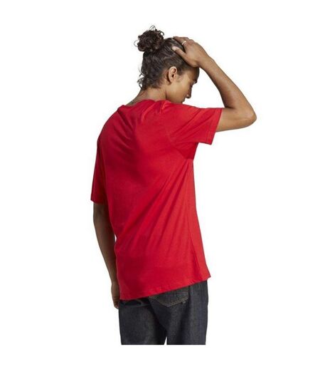 T-shirt Style Logo Brodé Essentials Homme Rouge Adidas