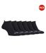 Pack Of 6  Mens Cushioned Trainer Socks  Black Jeep-1