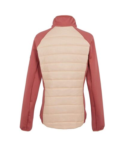 Veste hybride clumber femme pêche / rouge clair Regatta