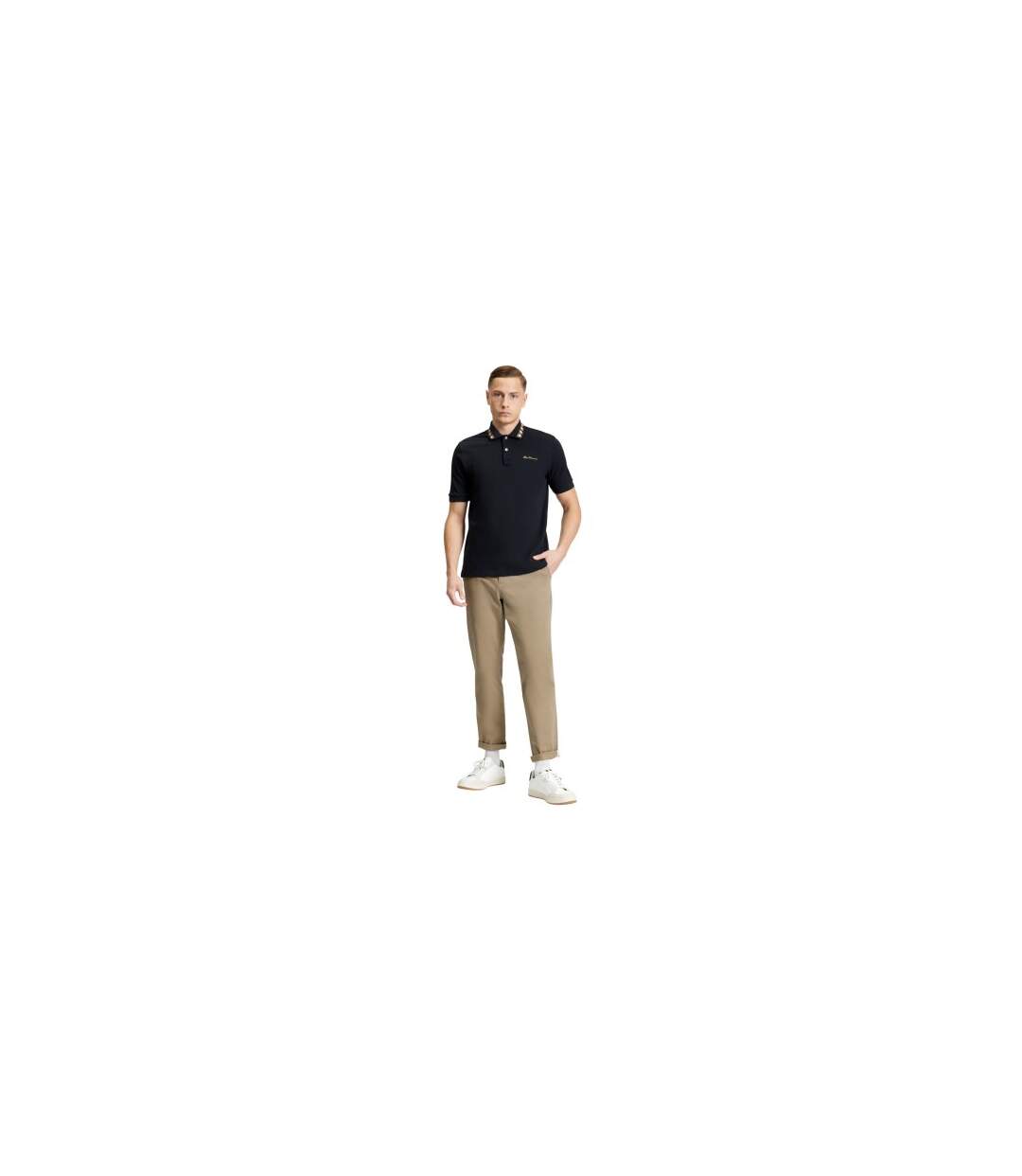 Polo Interest Homme Noir Ben Sherman-1