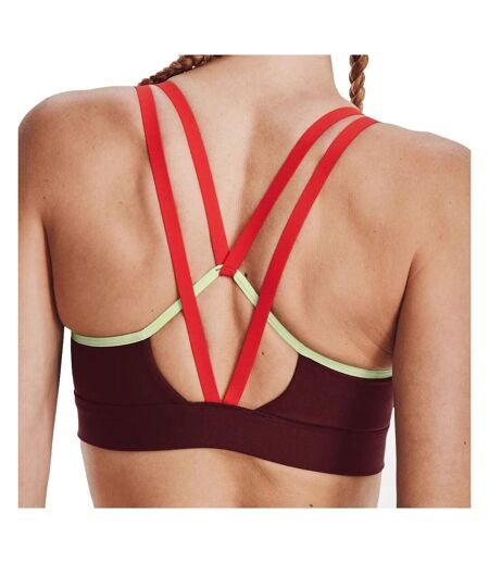 Brassière Rouge Femme Under Armour Infinity - M