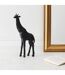Statuette Déco Girafe Origami 40cm Noir-5