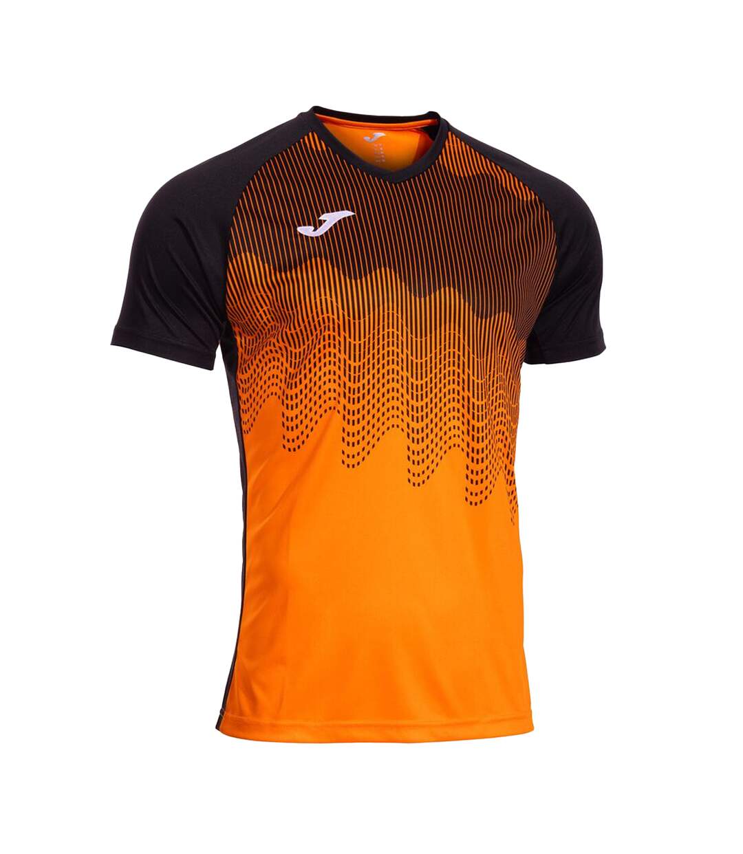 Mens Tiger Vii T-shirt Black Orange Joma-1