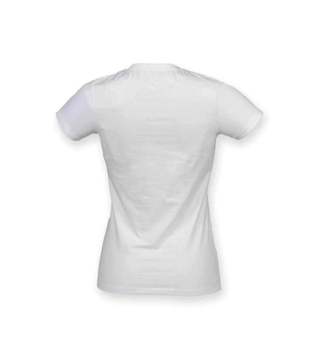 T-shirt feel good femme blanc Skinni Fit