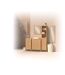 Meuble lavabo 2 portes en bois TASSO - Beige-2