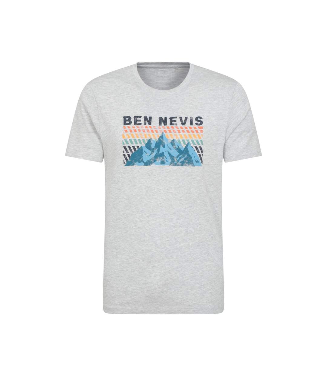 T-shirt Motif/style Graphique Ben Nevis Homme Gris Clair Mountain Warehouse-1