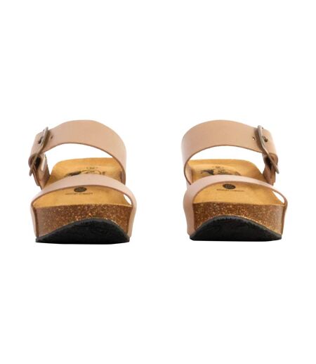 Mules Compensée Cuir Plakton So Rock