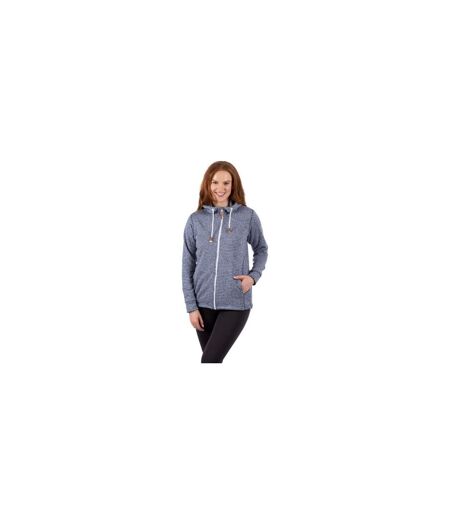Veste Chinée À Capuche Motif/style À Rayures Kari Femme Bleu Marine À Rayures Trespass