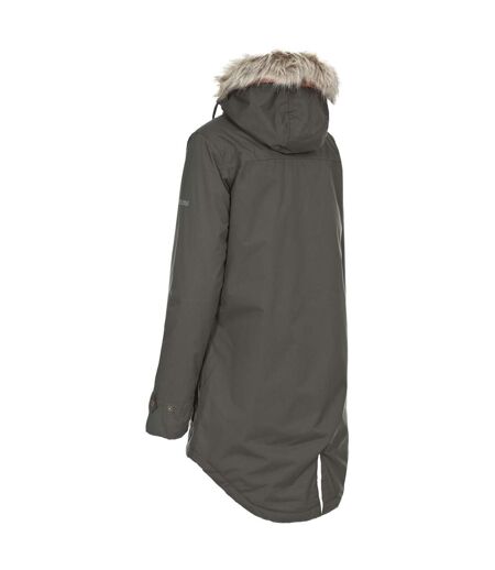 Trespass Womens/Ladies Clea Waterproof Parka Padded Jacket (Dark Khaki) - UTTP4500
