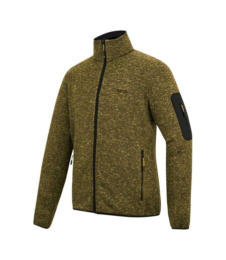Mens Newhill Marl Full Zip Fleece Jacket Wood Brown Regatta