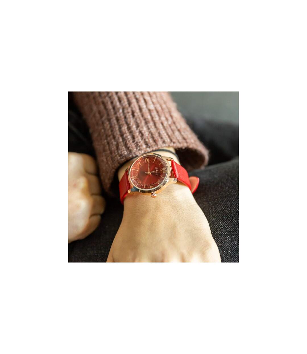 Sublime Montre Femme Rouge CHTIME-2