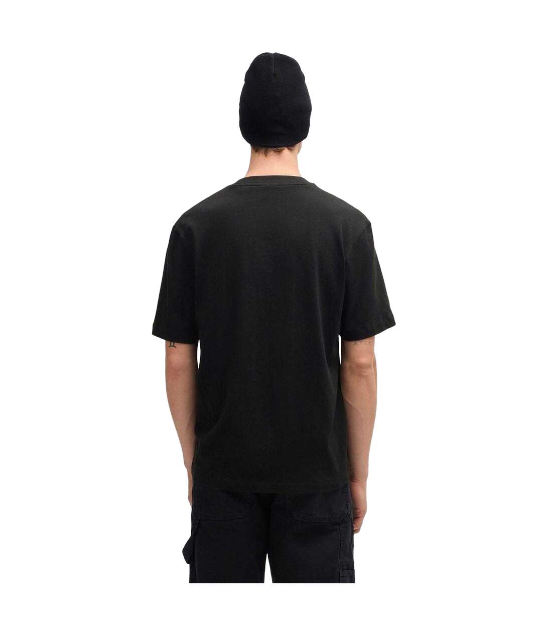 T-shirt Nugoclean Homme Noir Hugo-3