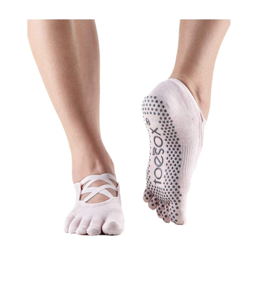 Toesox - Chaussettes à orteils ELLE - Femme (Rose) - UTMQ354-1