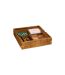 Plateau Muti-Jeux en Bois Déco Ines 23cm Marron-2