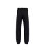 Pantalon De Jogging Uni À Taille Et Chevilles Élastiquées Iconic Premium Adulte Noir Fruit Of The Loom-2