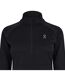 Womens/ladies Climate Half Zip Long-sleeved Top Black On Running-3