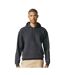 Mens Midweight Soft Touch Hoodie Smoke Gildan-1