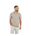Polo Manches Courtes Homme Beige Gris Blanc Cassé Brave Soul-2