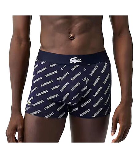 x3 boxers marine/gris/bleu homme lacoste 5h1774 - s