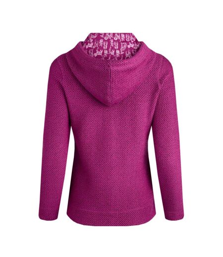Veste À Capuche Chicoa Femme Magenta Weird Fish